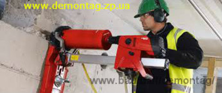 Алмазное бурение отверстий